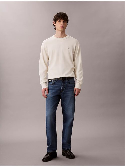 eu ls cotton relaxed CALVIN KLEIN JEANS | LV04RC309GYAS